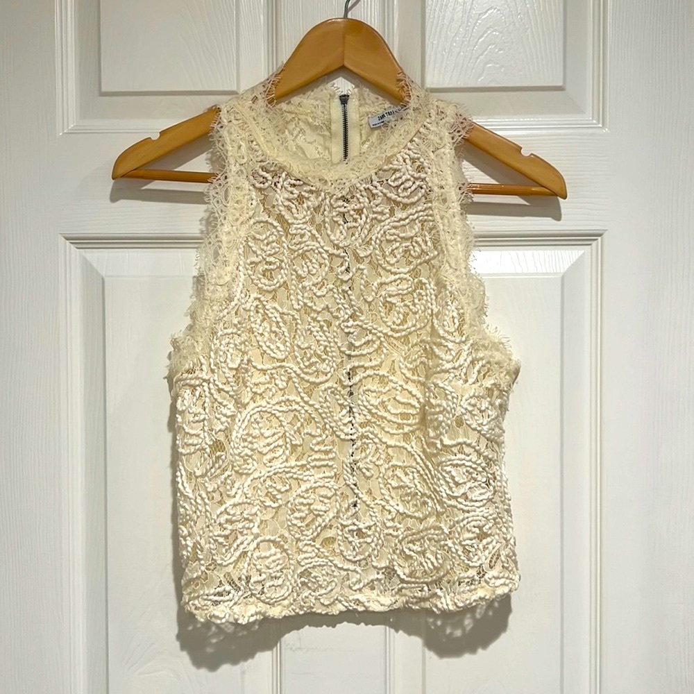 Zara Eyelash tank top.